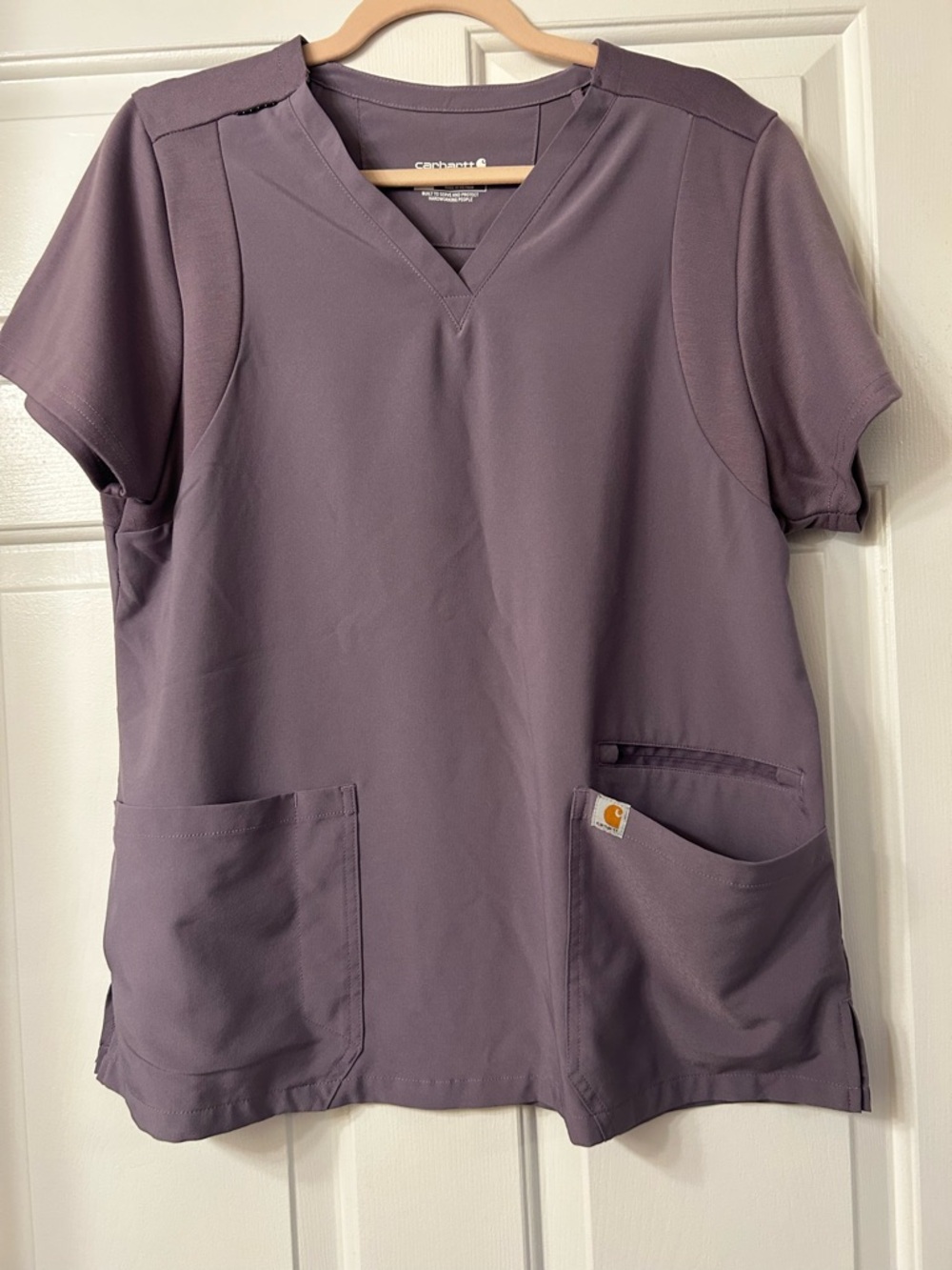 Carhartt Women’s V-Neck Scrub Set in  Purple